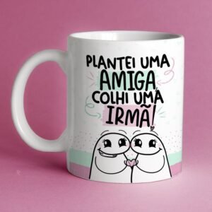 Caneca personalizada, Alça branca
